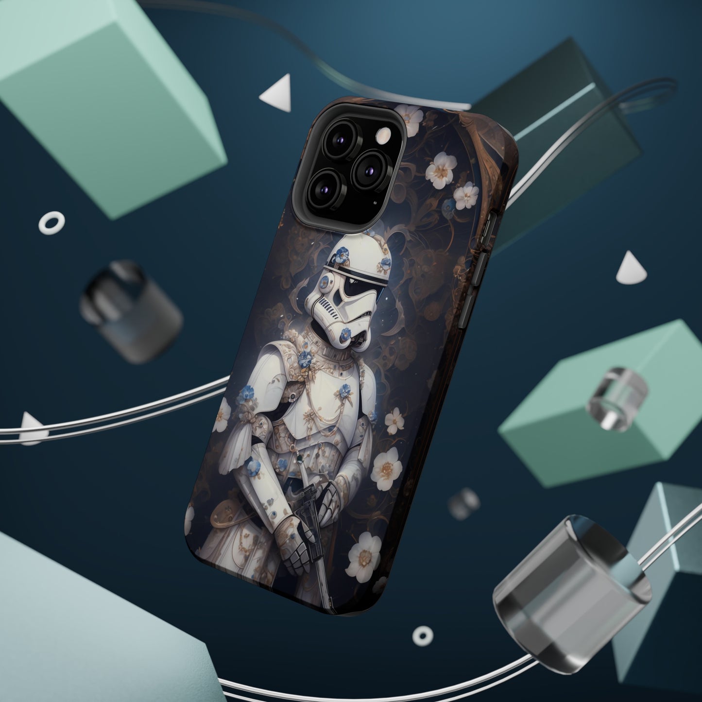 MagSafe Tough iPhone Case - Snow trooper Victorian Portraiture