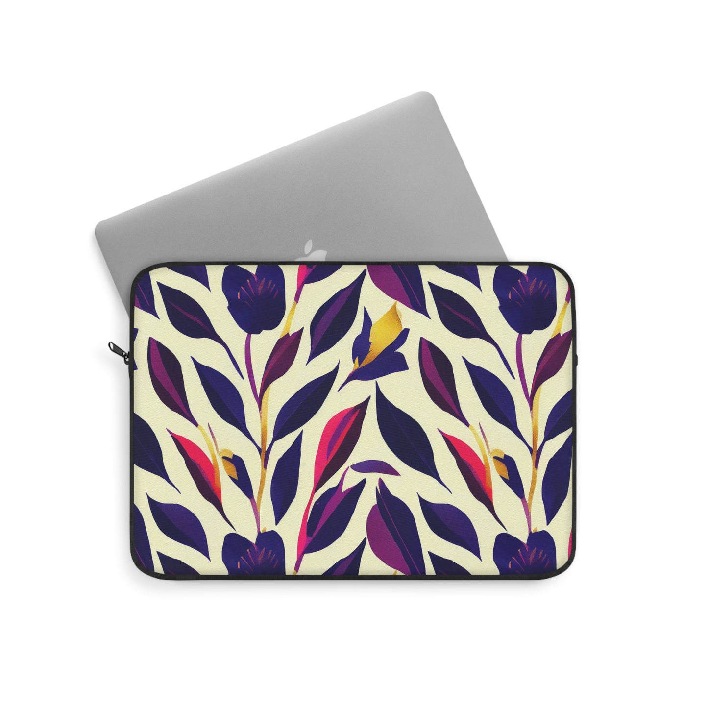 Laptop Sleeve - Violet Flourish Damask