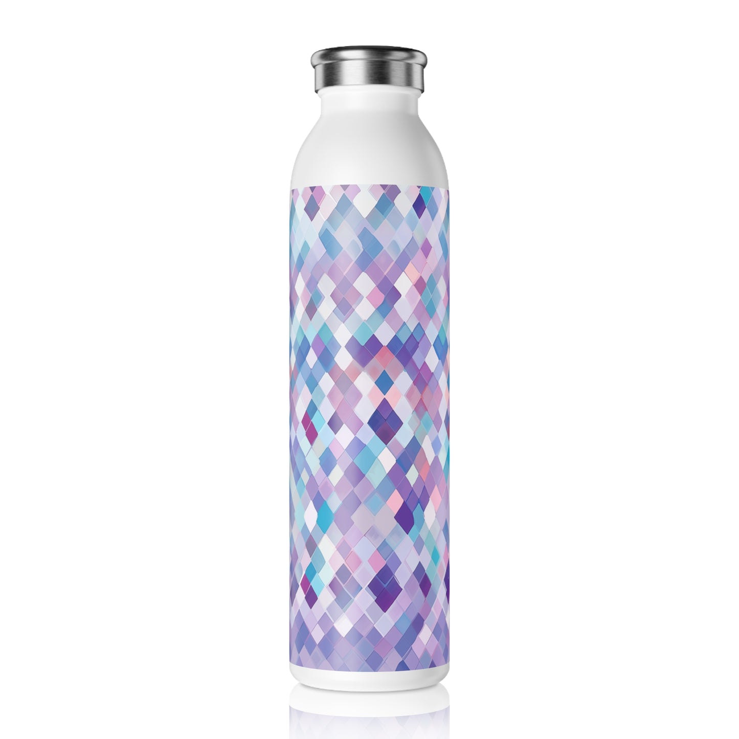 Slim Water Bottle - Regina Paris Argyle