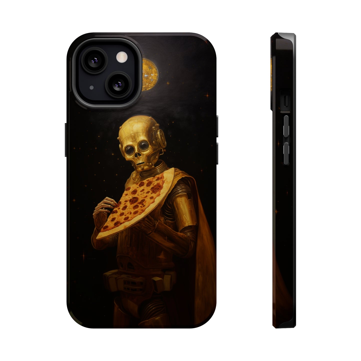 MagSafe Tough iPhone Case - "Robot Pizza Slice"