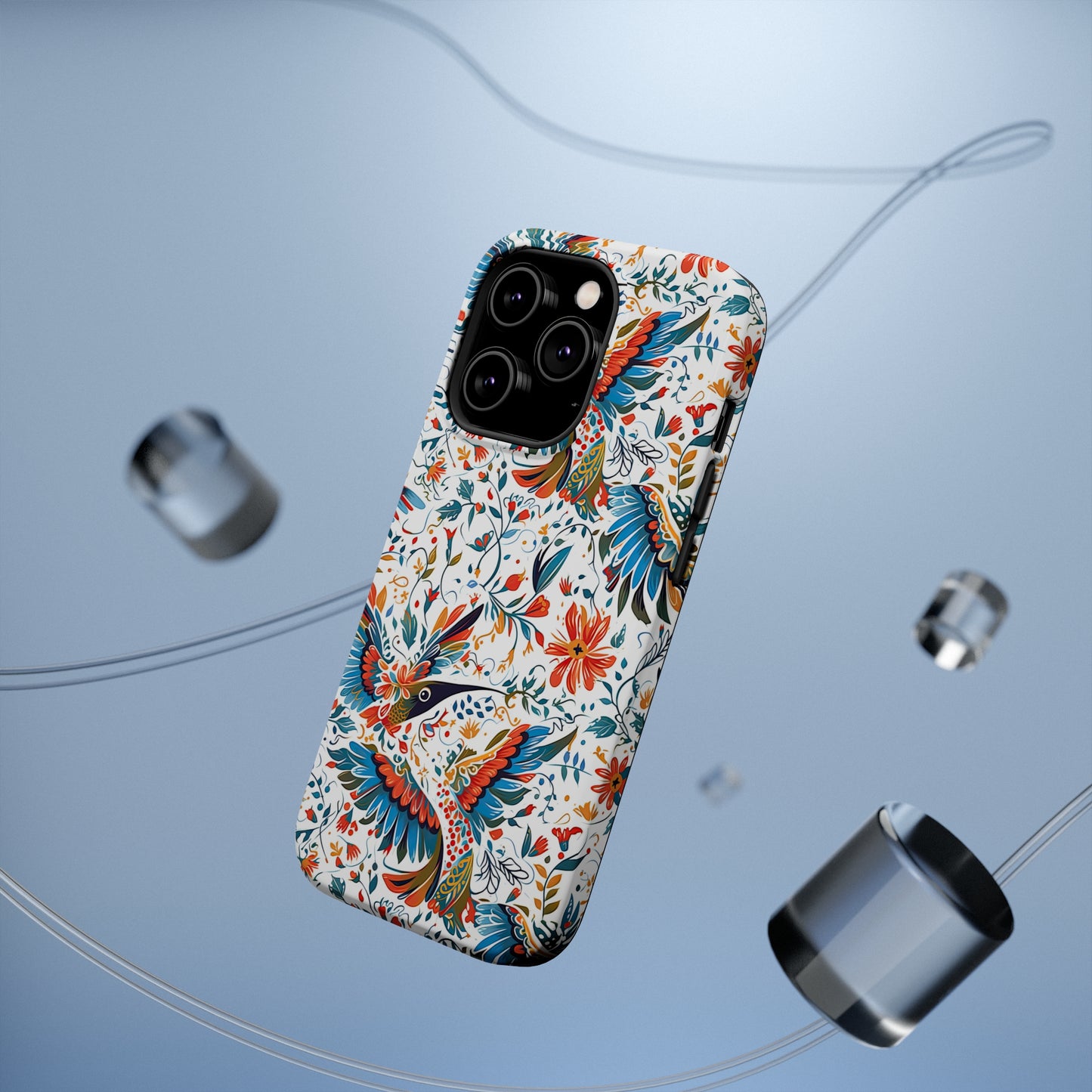 MagSafe Tough iPhone Case - Colibri Abstract