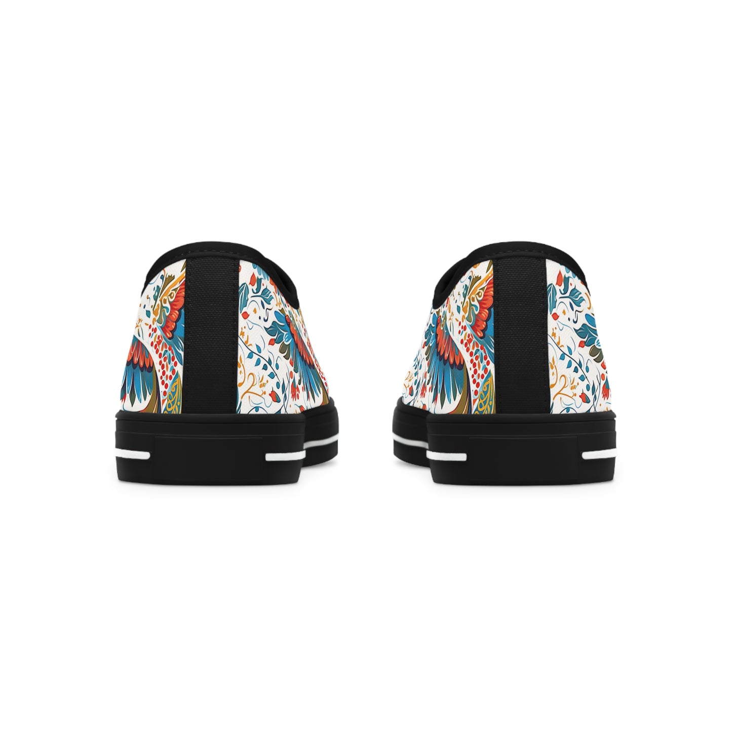 Women's Low Top Sneakers - Colibri Abstract