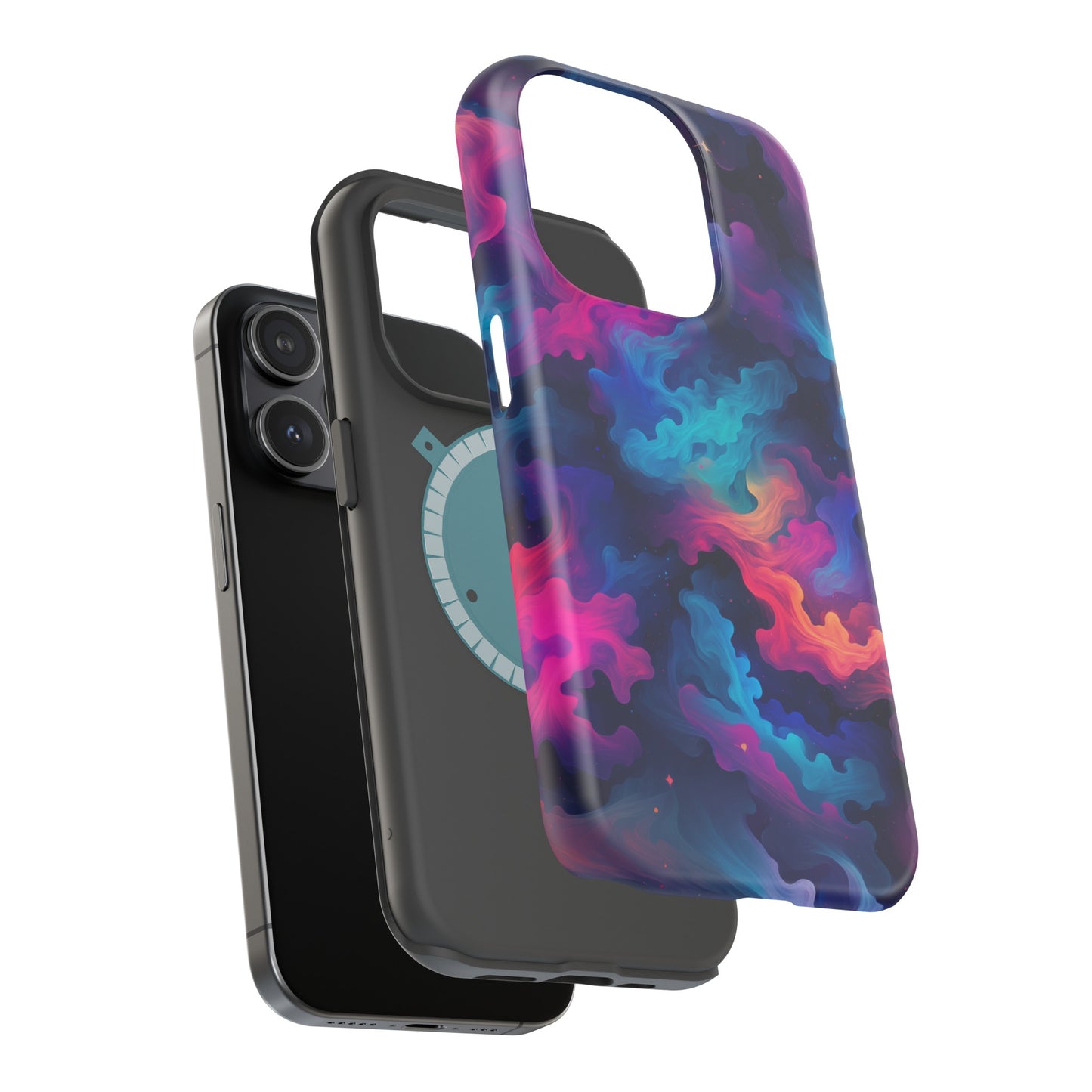 MagSafe Tough iPhone Case - Neon Nebula