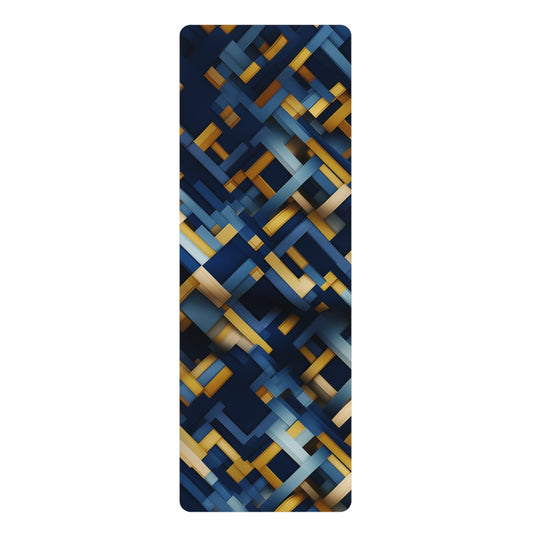 Rubber Yoga Mat- Luthera Salabhasana Plaid