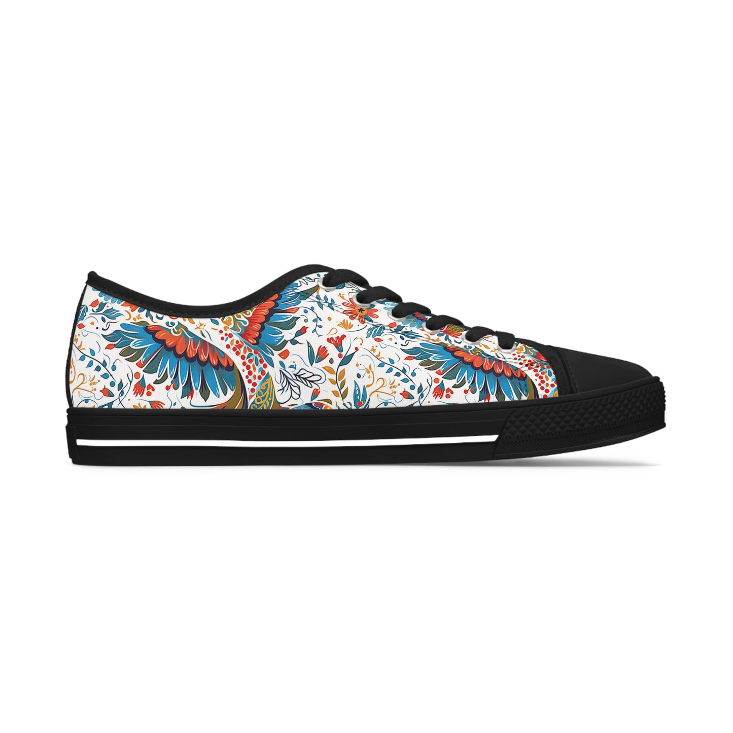 Women's Low Top Sneakers - Colibri Abstract