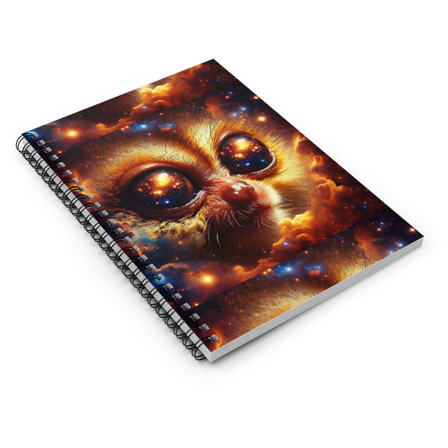 Spiral Notebook with Ruled Line - Tarsiers CosmicLevel