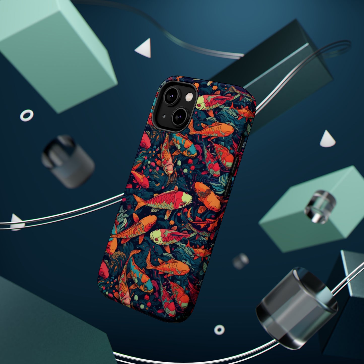 MagSafe Tough iPhone Case - Koi Menagerie