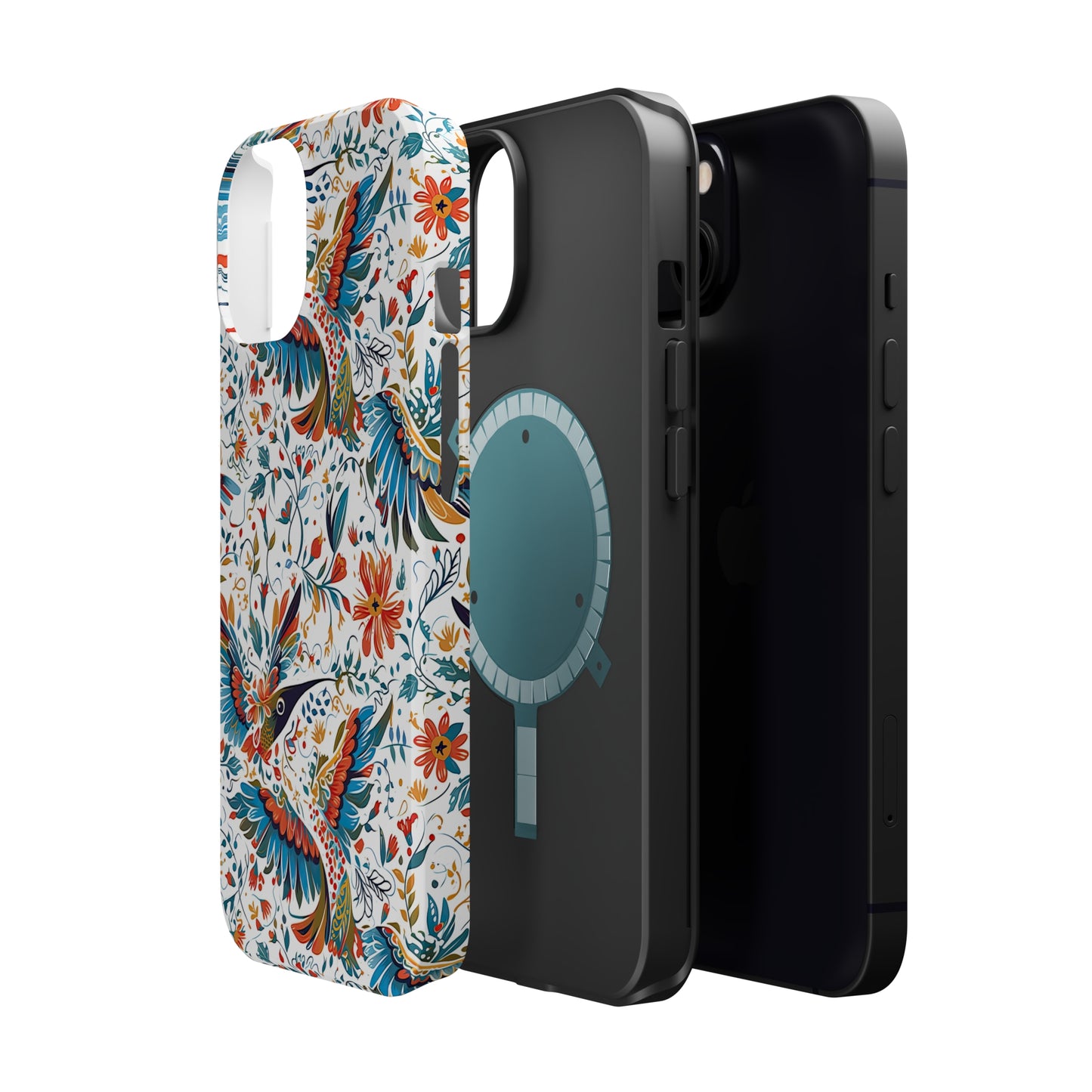 MagSafe Tough iPhone Case - Colibri Abstract