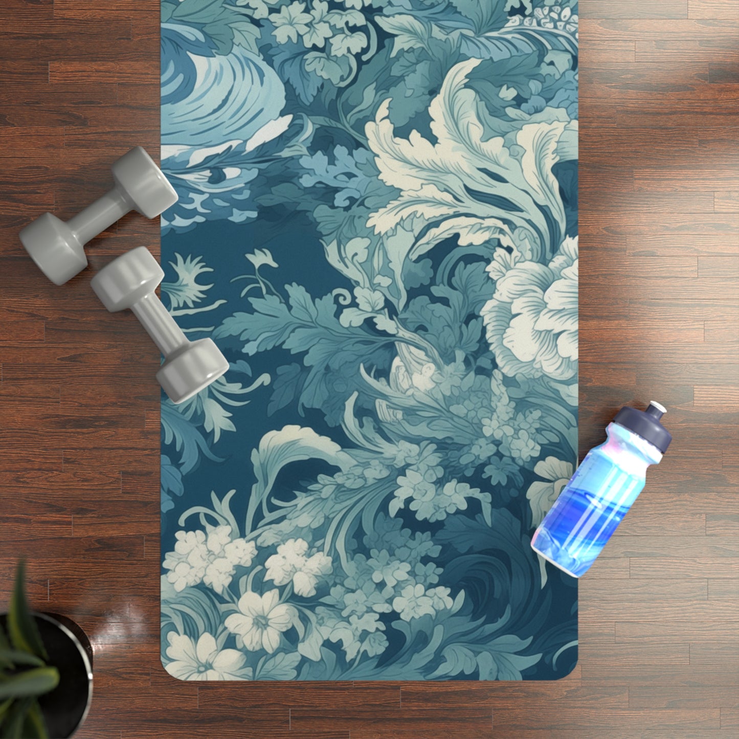 Rubber Yoga Mat- Modern Parisian Jouy