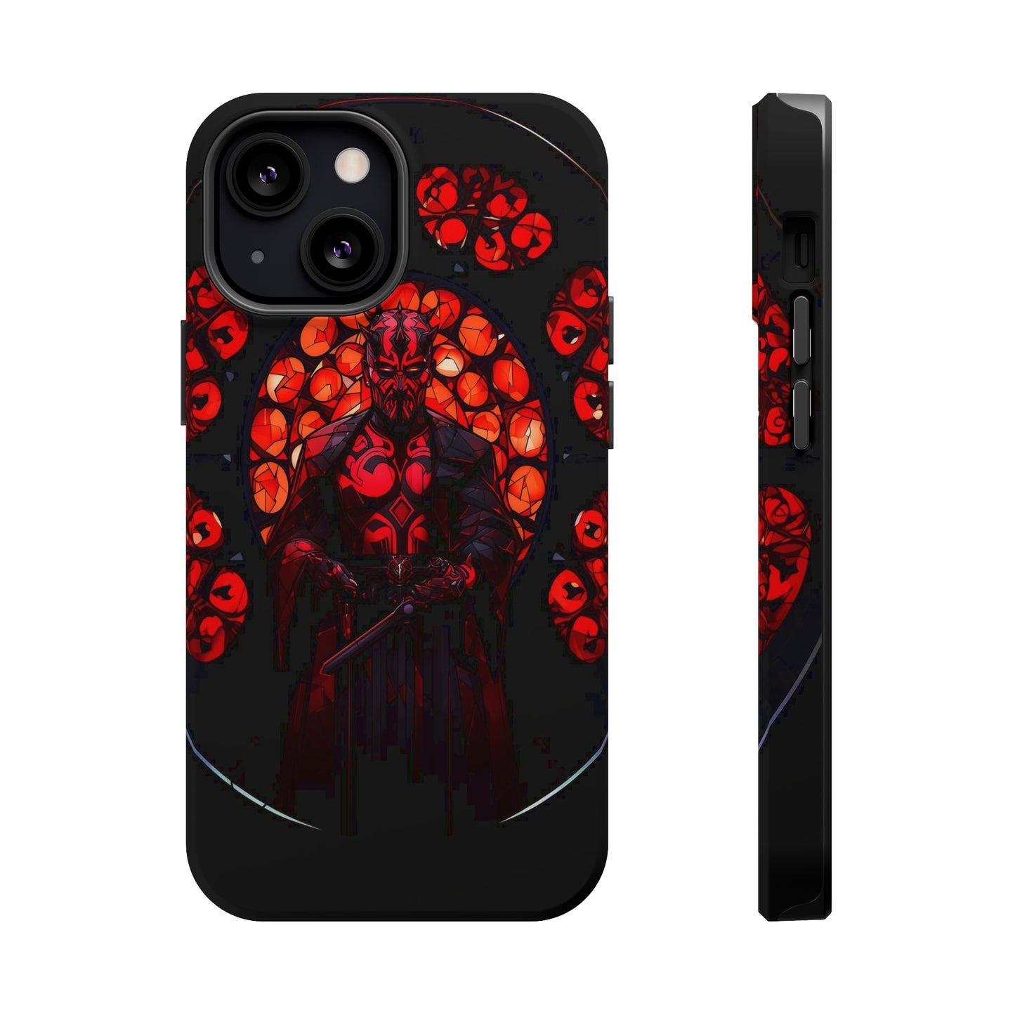 MagSafe Tough iPhone Case - Darth Maul Catholic Stained Glass