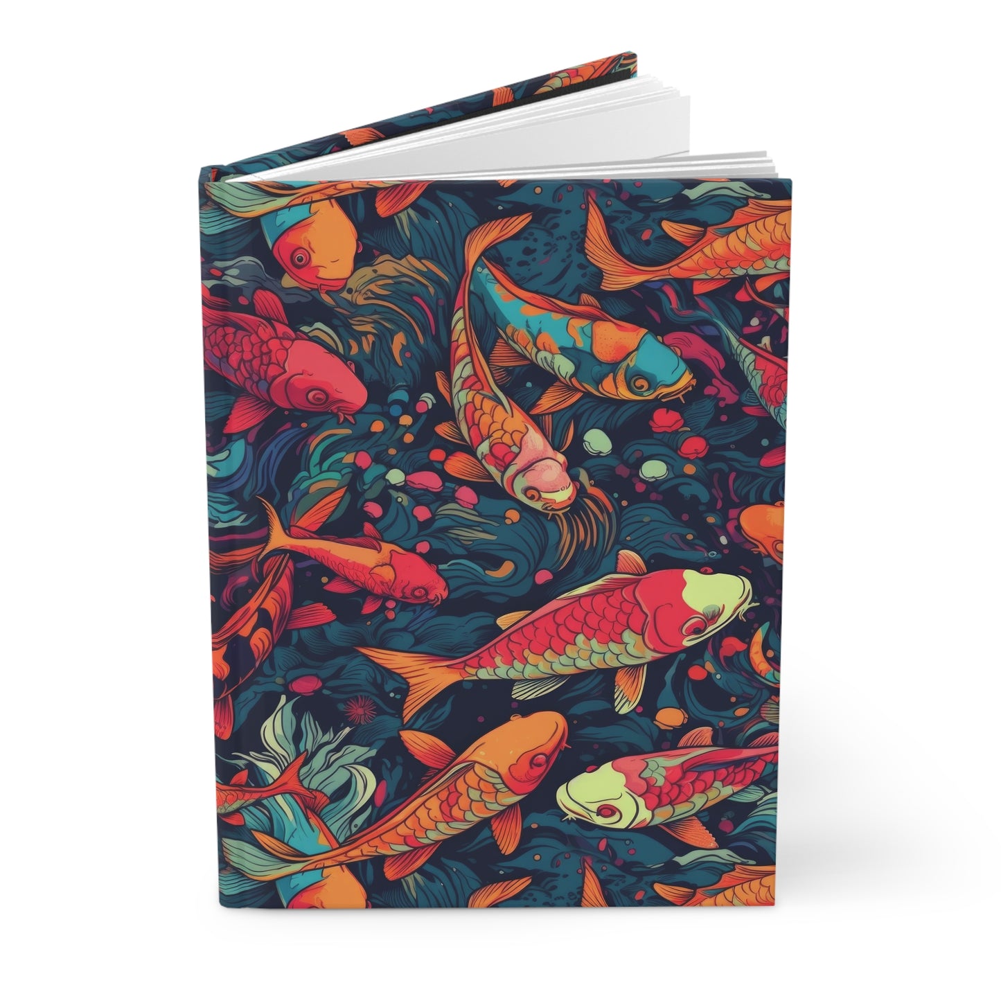 Hardcover Journal - Koi Menagerie