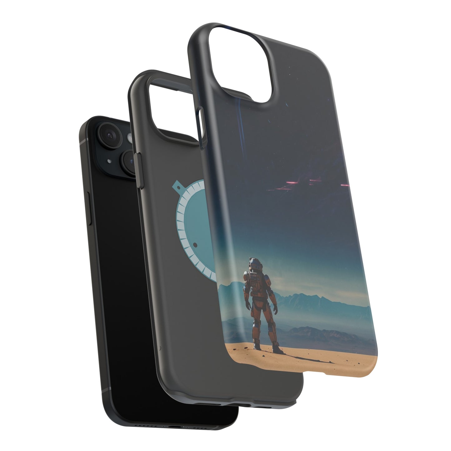 MagSafe Tough iPhone Case - Galactic Synthwave