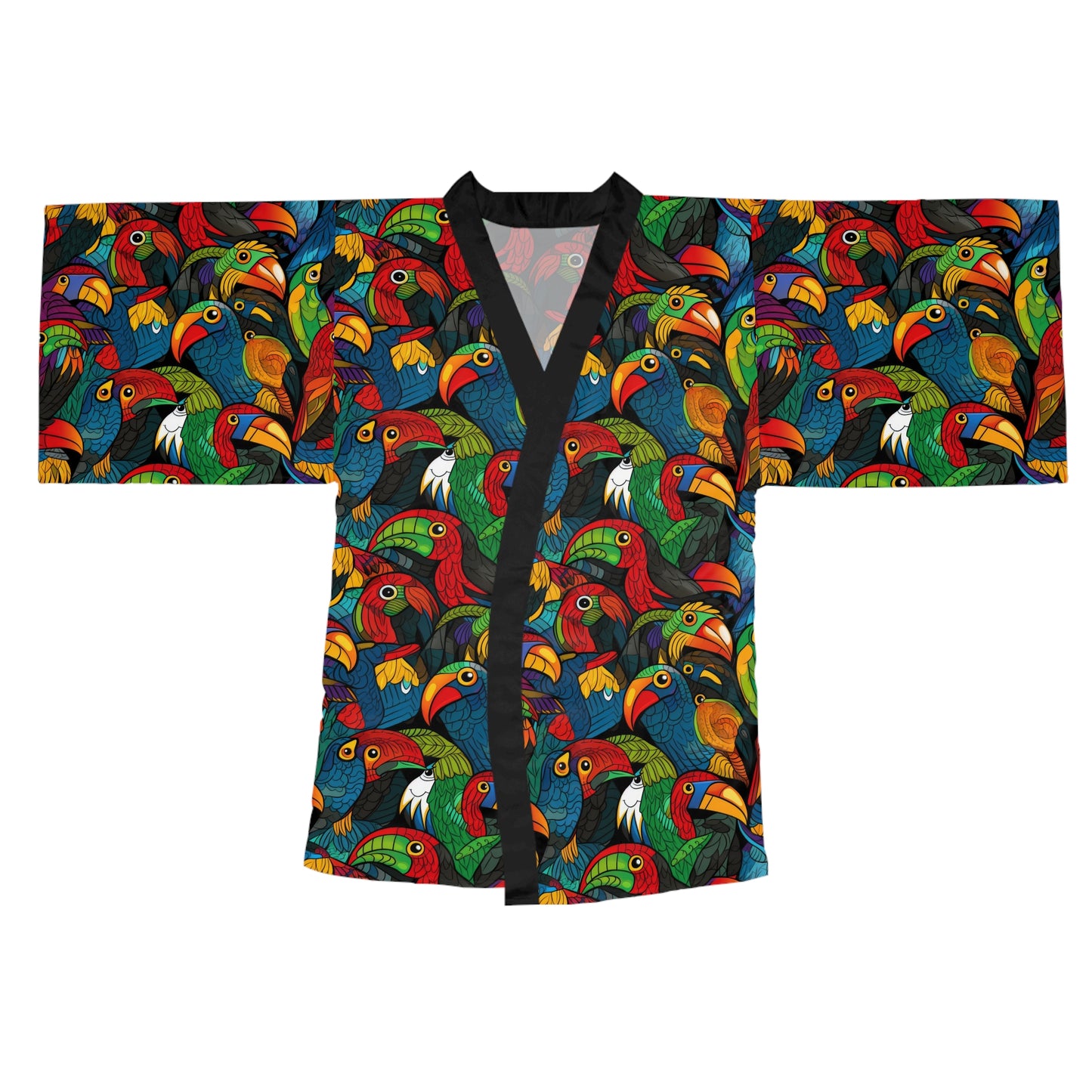 Long Sleeve Kimono Robe - Toucan Clan