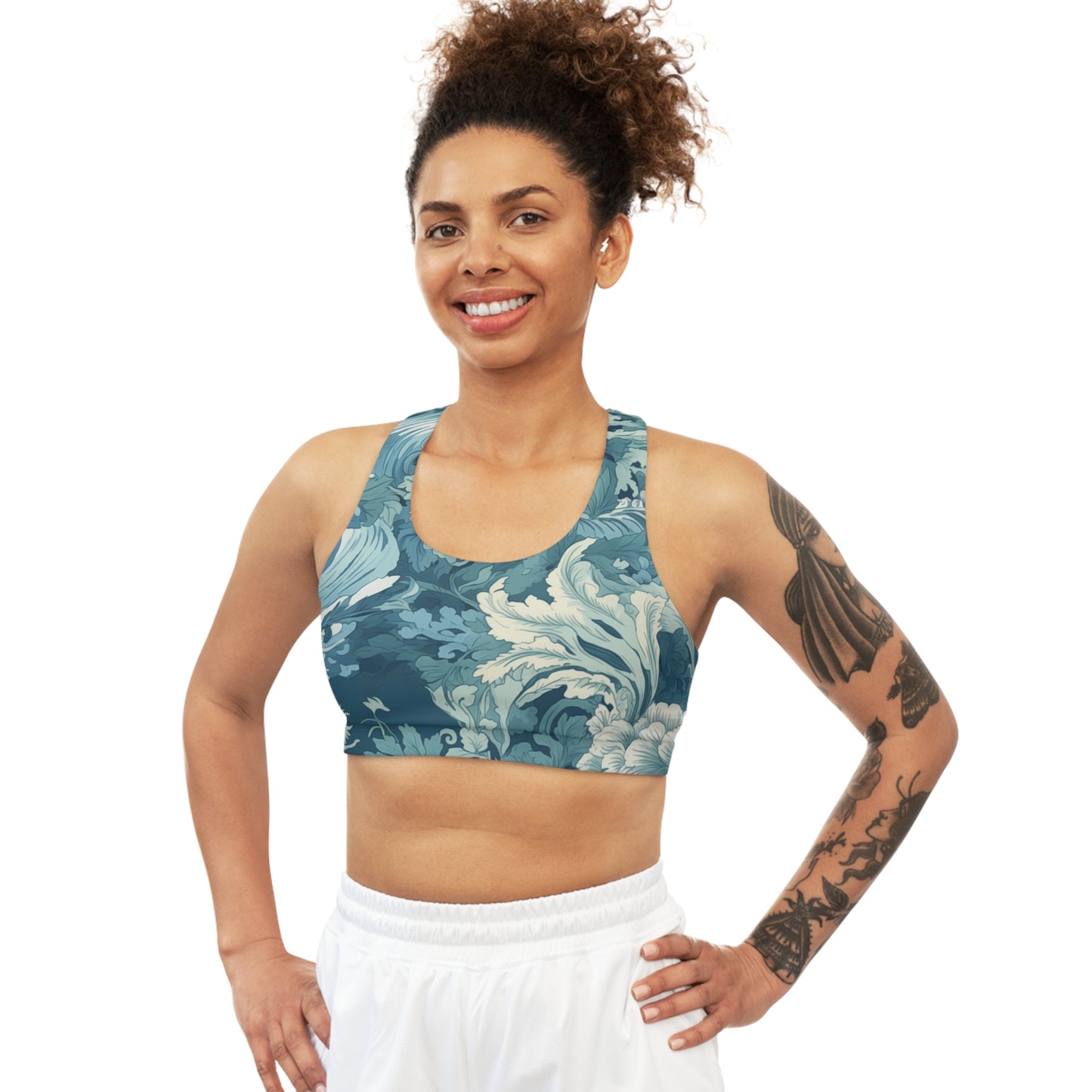 Sports Bra - Modern Parisian Jouy