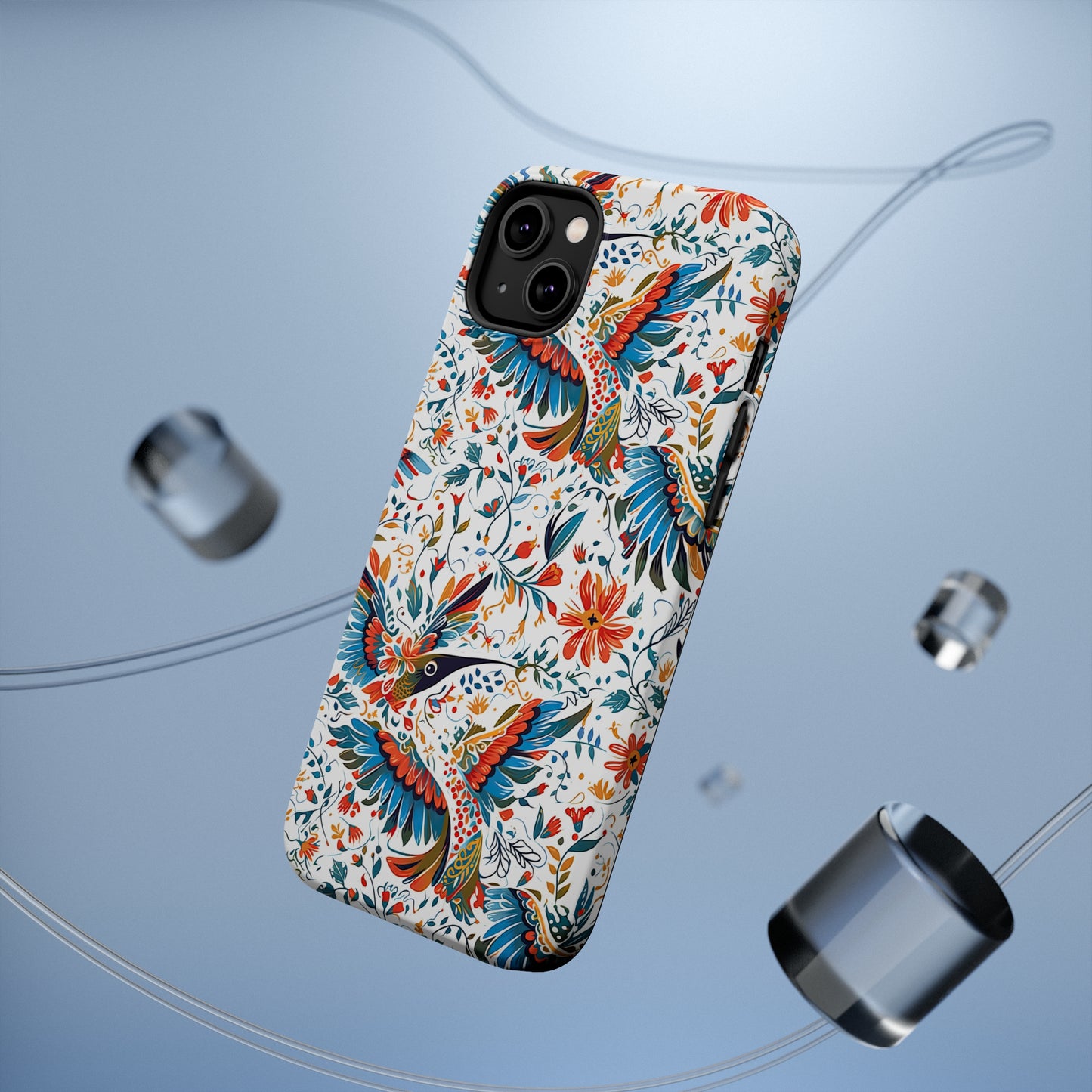 MagSafe Tough iPhone Case - Colibri Abstract