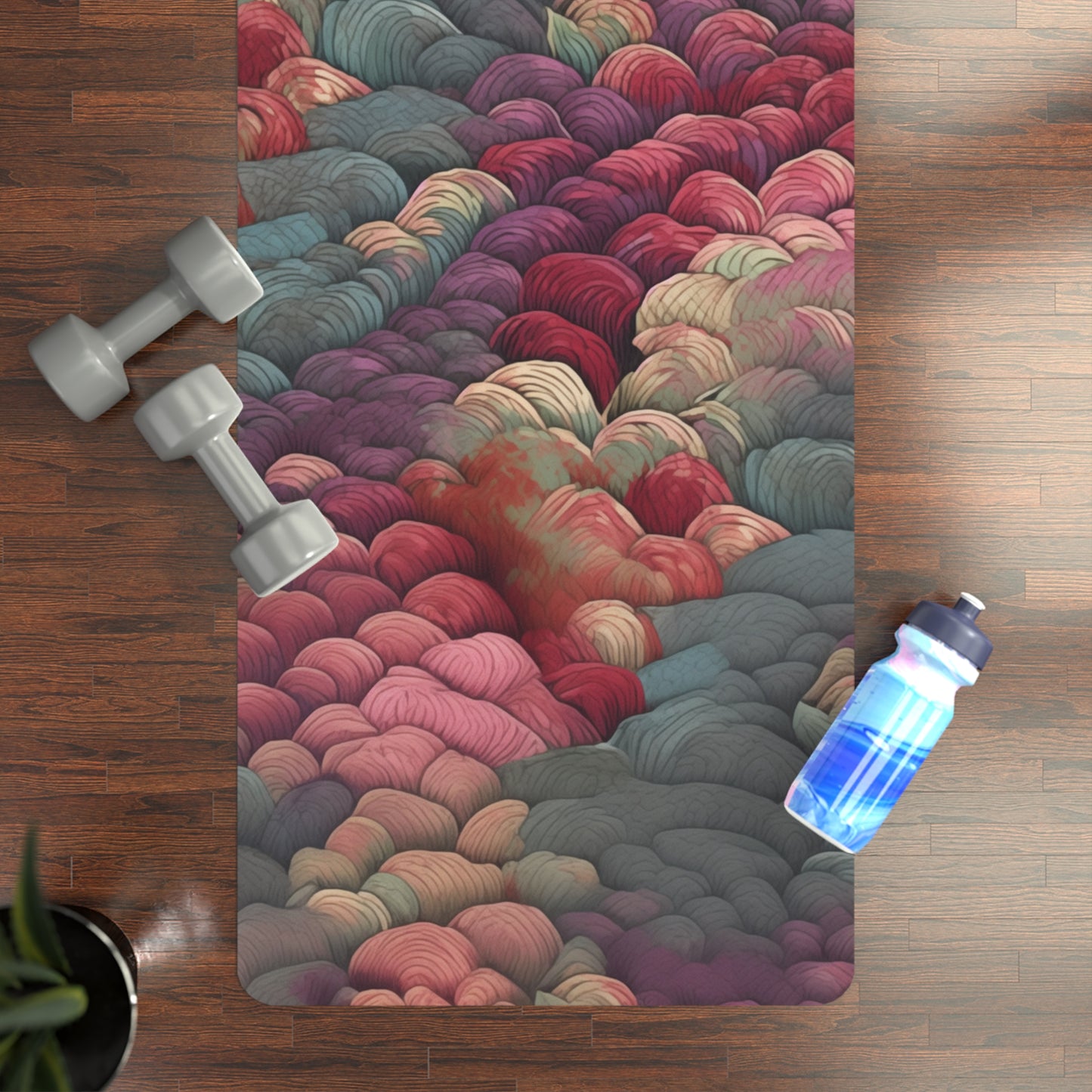 Rubber Yoga Mat- Dorothy Giverny Brocade