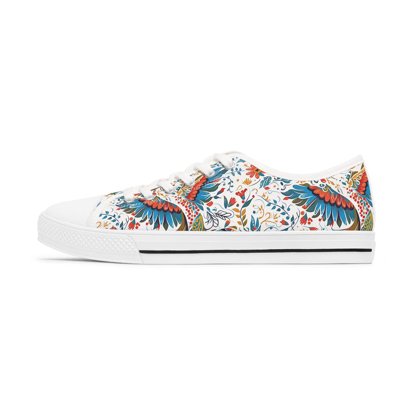 Women's Low Top Sneakers - Colibri Abstract