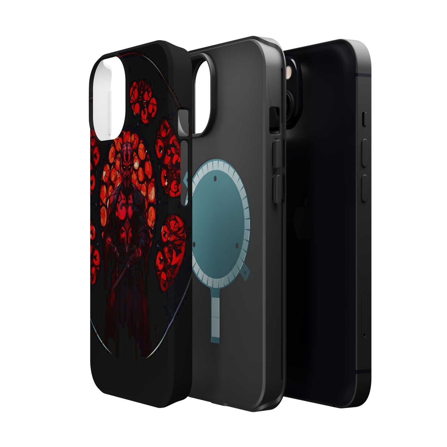 MagSafe Tough iPhone Case - Darth Maul Catholic Stained Glass