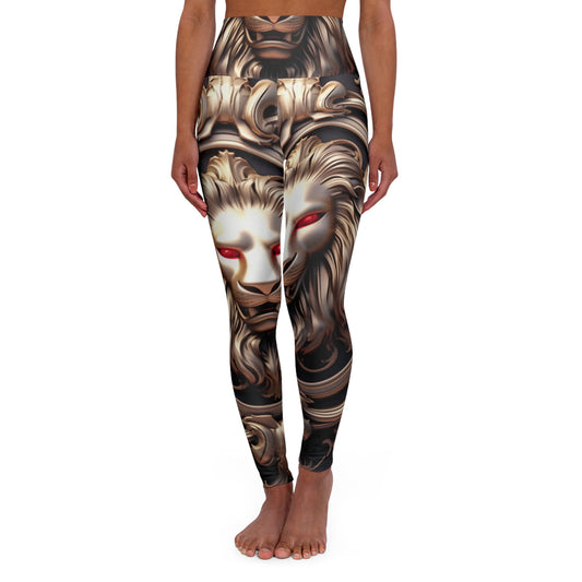 High Waisted Leggings - OliveOilPainting