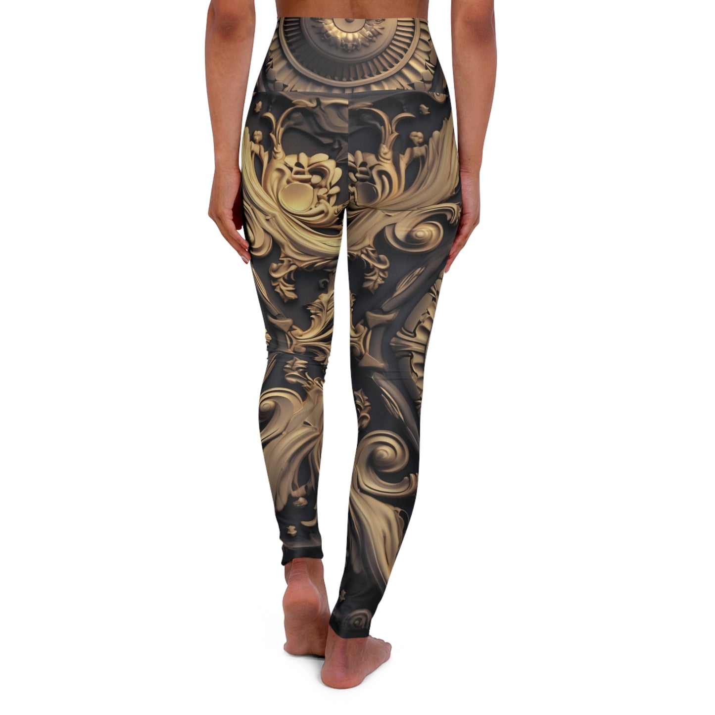 High Waisted Leggings - BaroqueNebula.