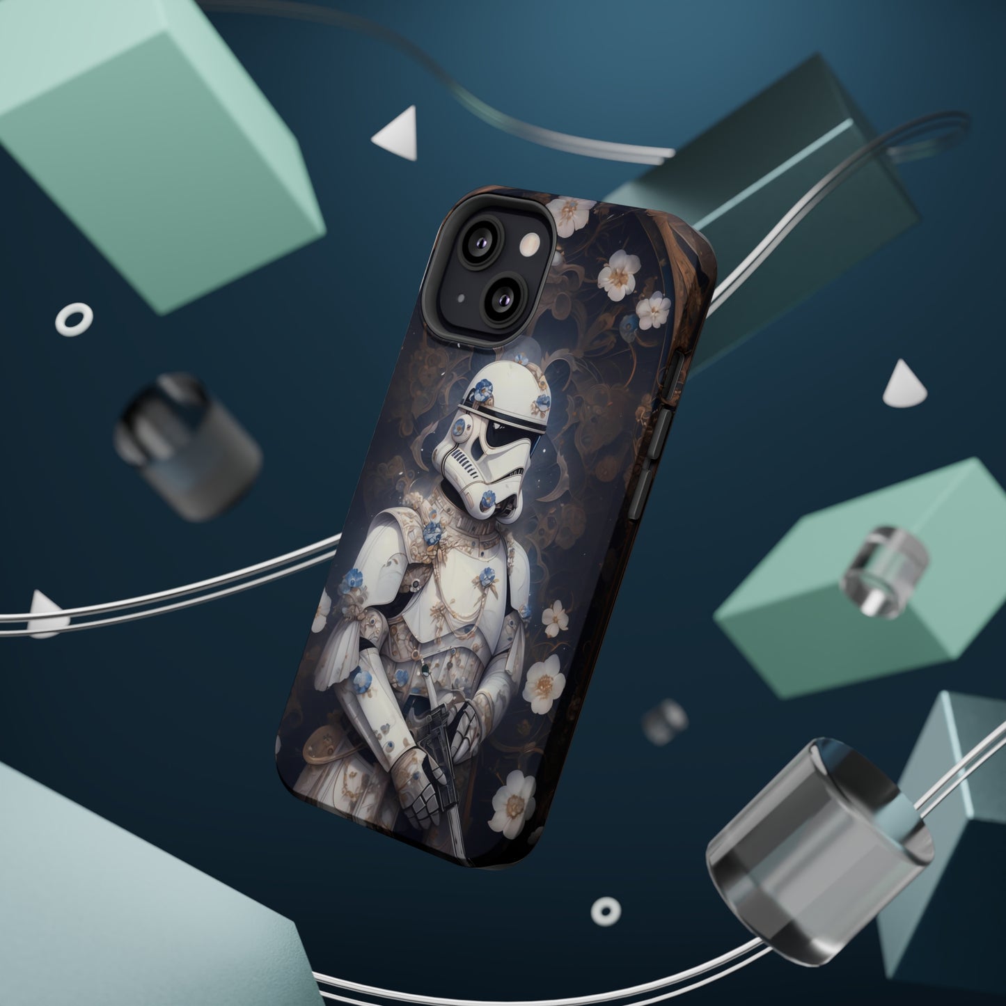 MagSafe Tough iPhone Case - Snow trooper Victorian Portraiture