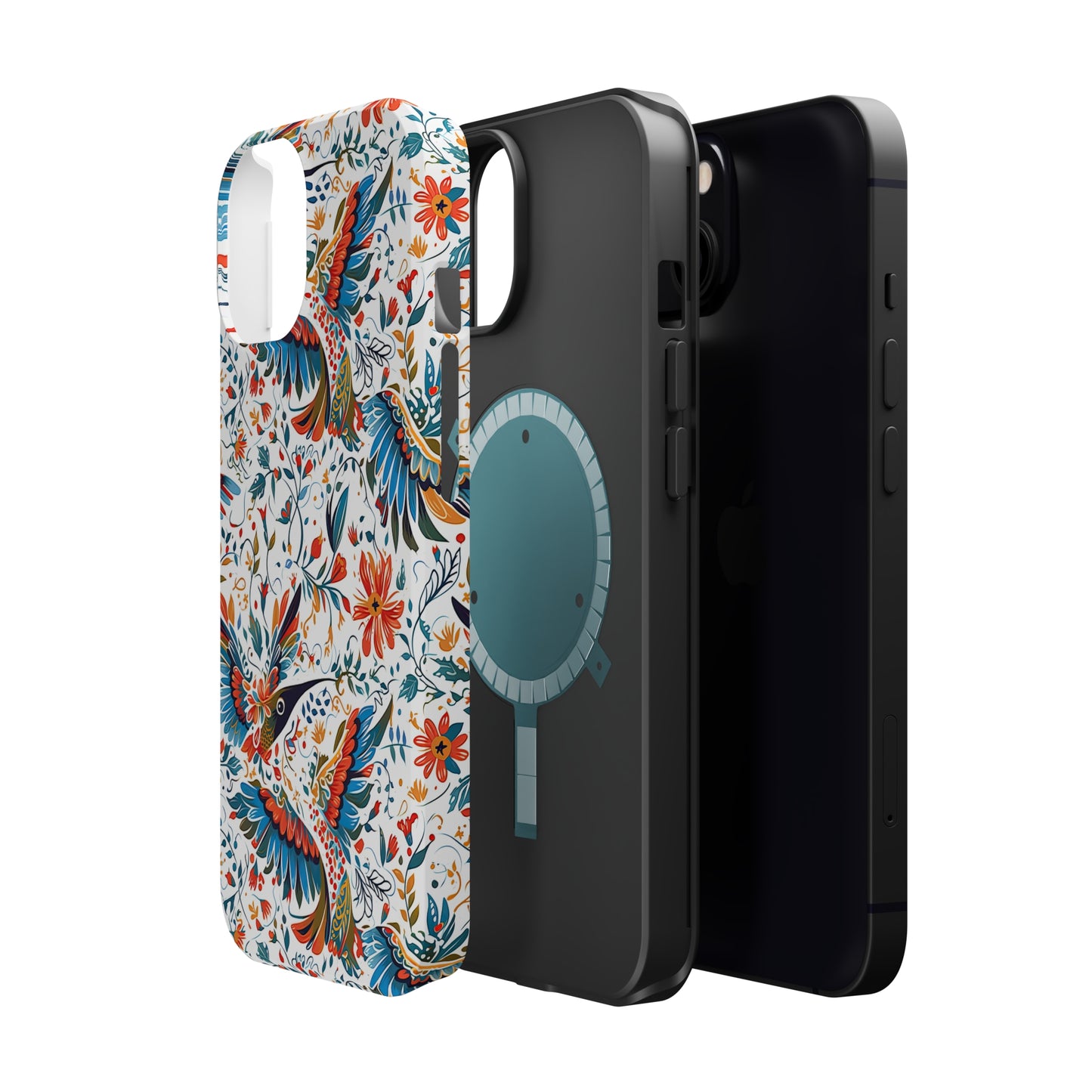 MagSafe Tough iPhone Case - Colibri Abstract