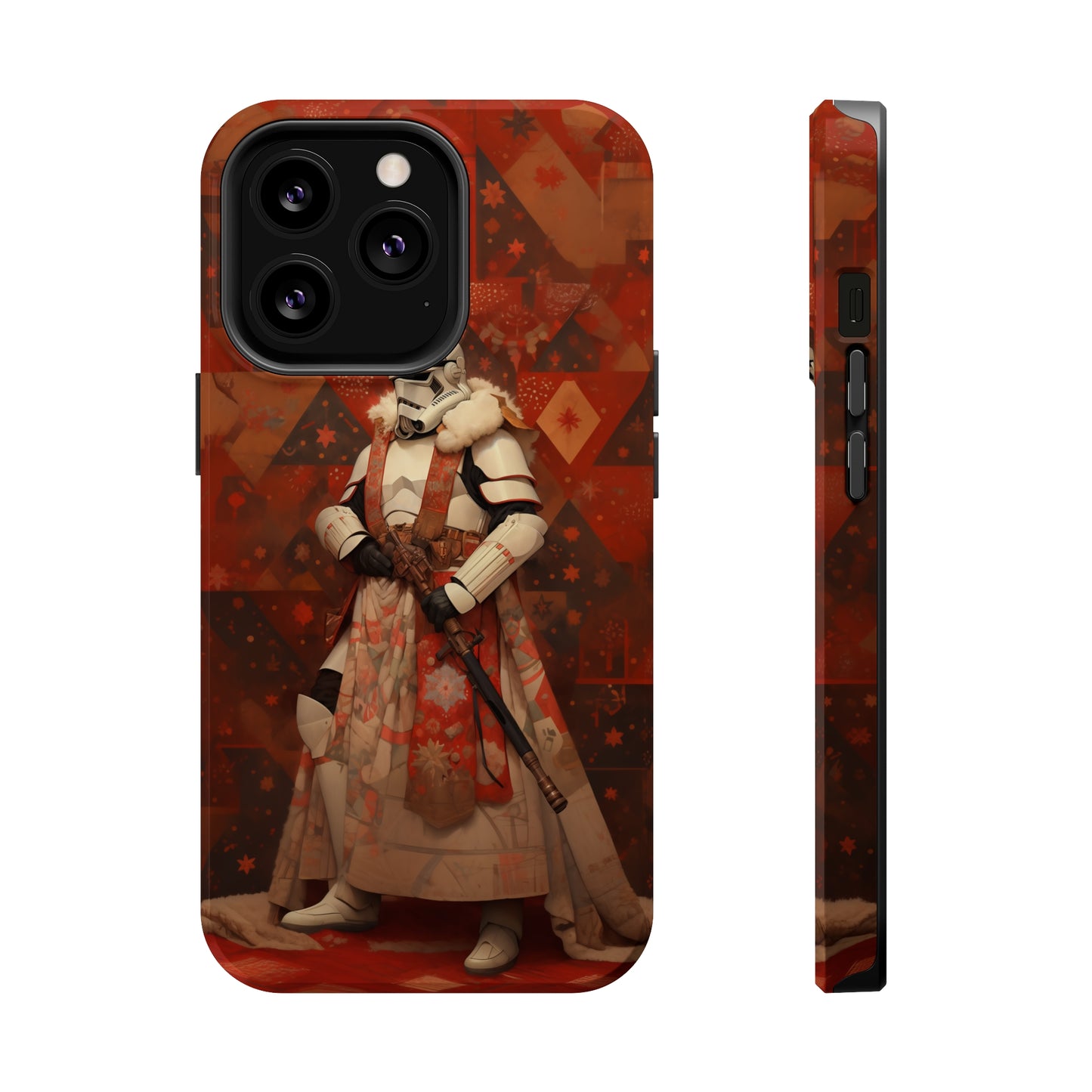 MagSafe Tough iPhone Case - Storm Trooper Norman Rockwell Christmas Card.png