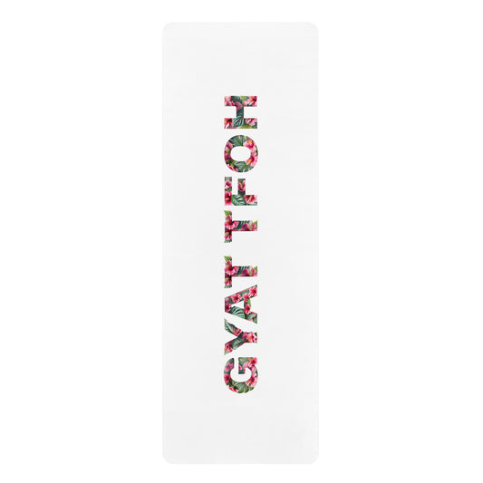 Rubber Yoga Mat- GYAT TFOH Hawaiian Hibiscus