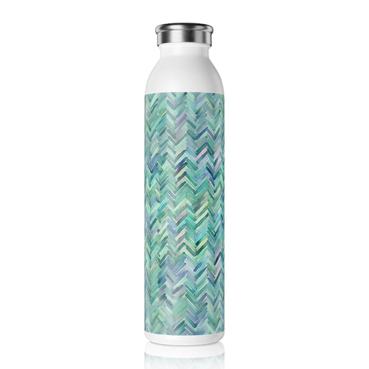 Slim Water Bottle - Piers Orleans Herringbone