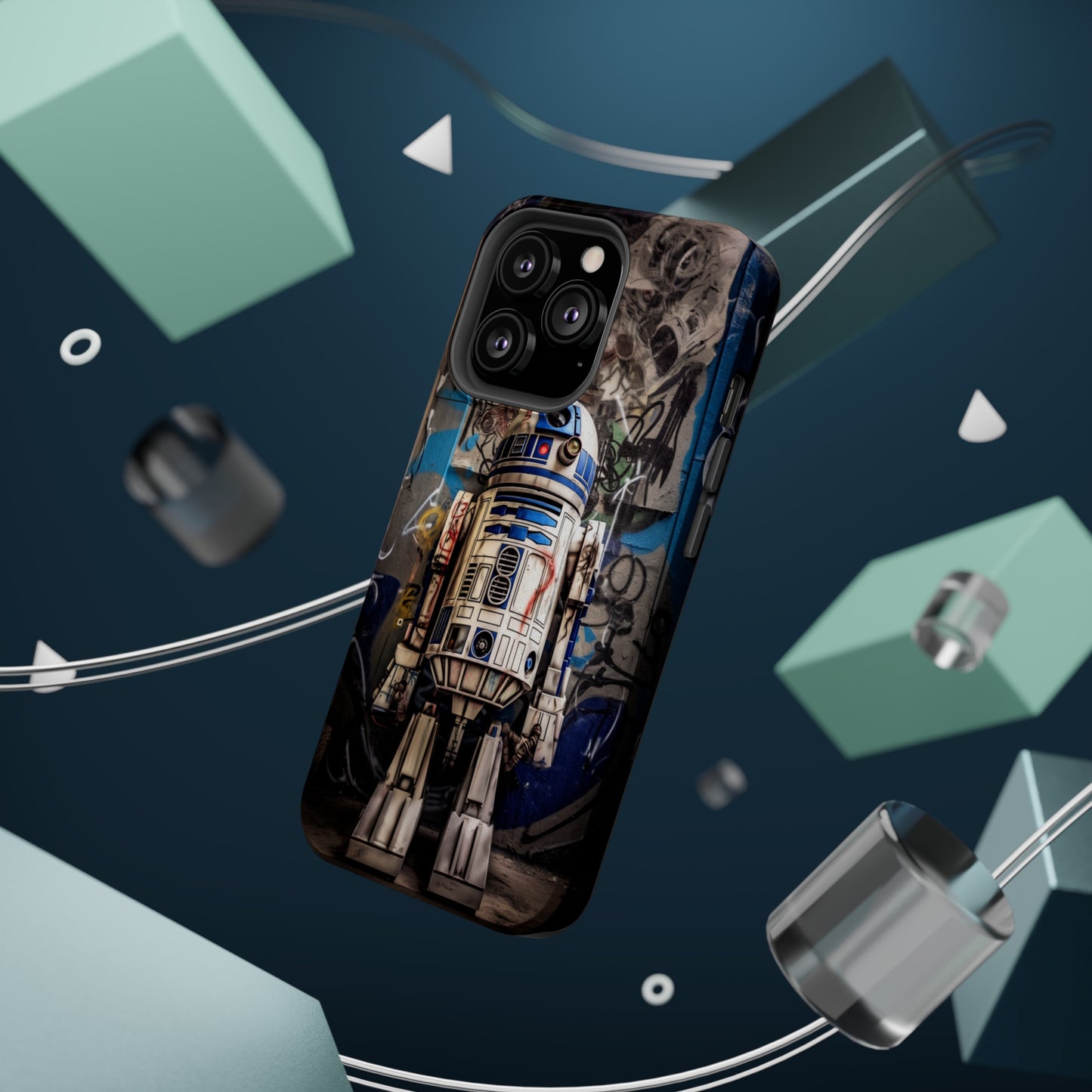 MagSafe Tough iPhone Case - R2D2 1990's Graffiti