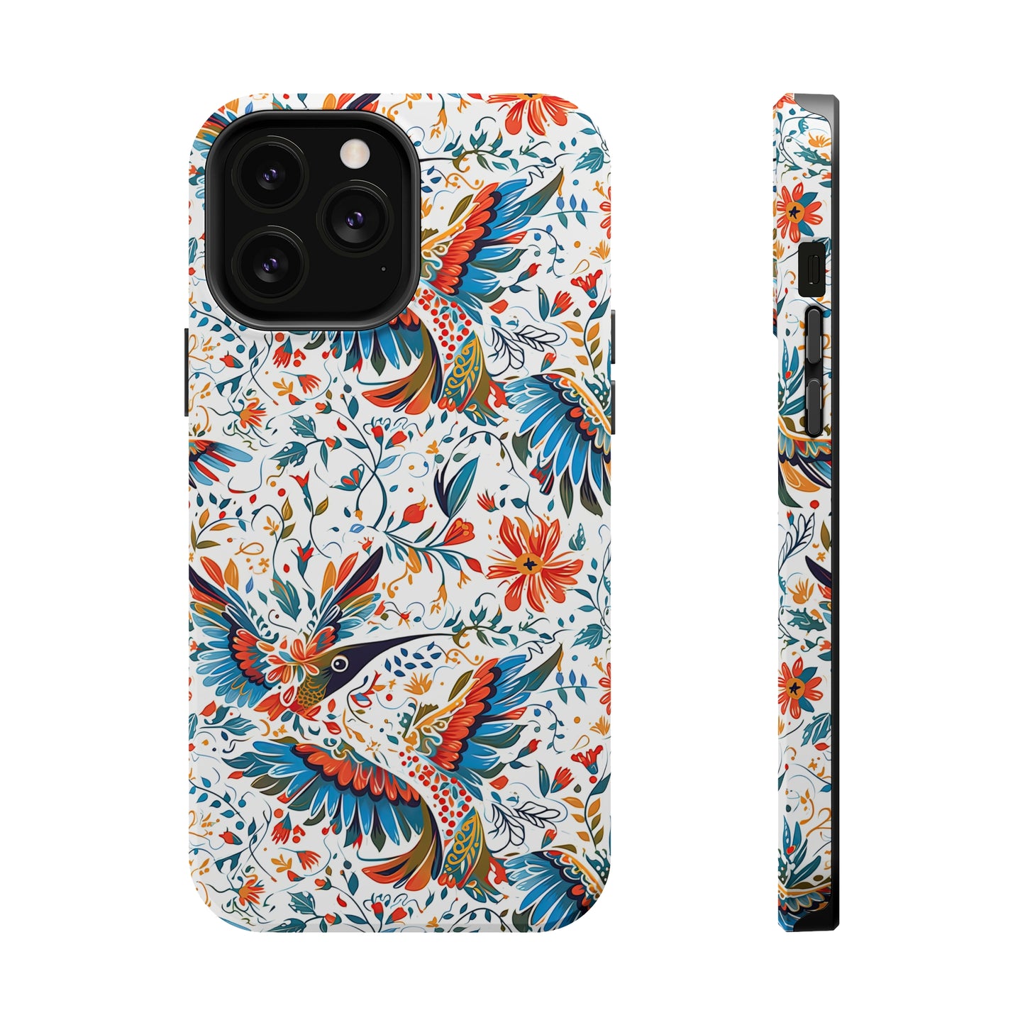 MagSafe Tough iPhone Case - Colibri Abstract