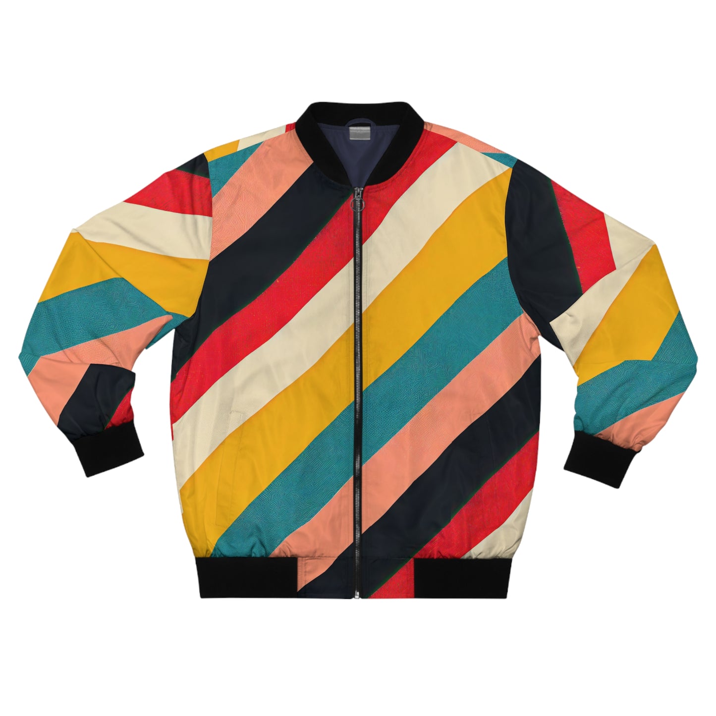 Men's Bomber Jacket - Oblique Spectrum