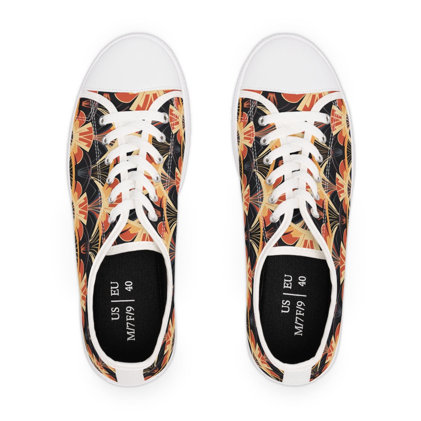 Women's Low Top Sneakers - Gilded Highlights