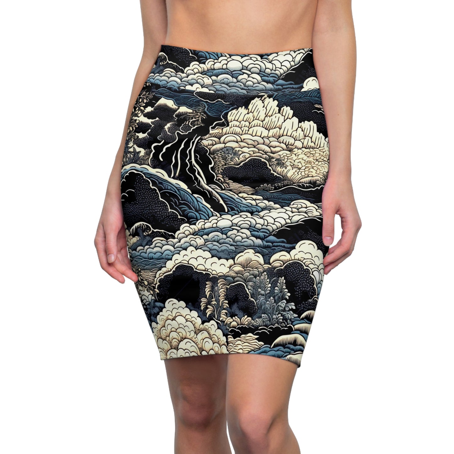 Edo Daydreams - Pencil Skirt