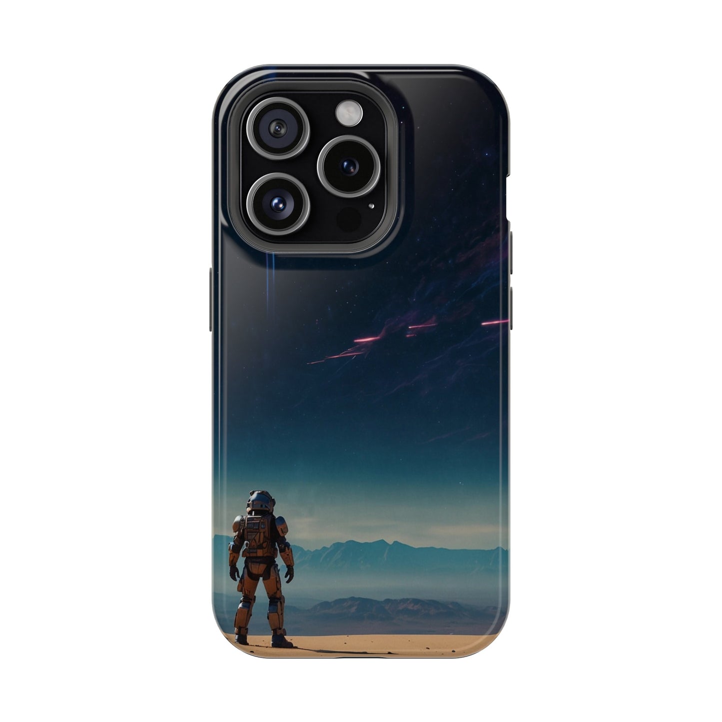 MagSafe Tough iPhone Case - Galactic Synthwave