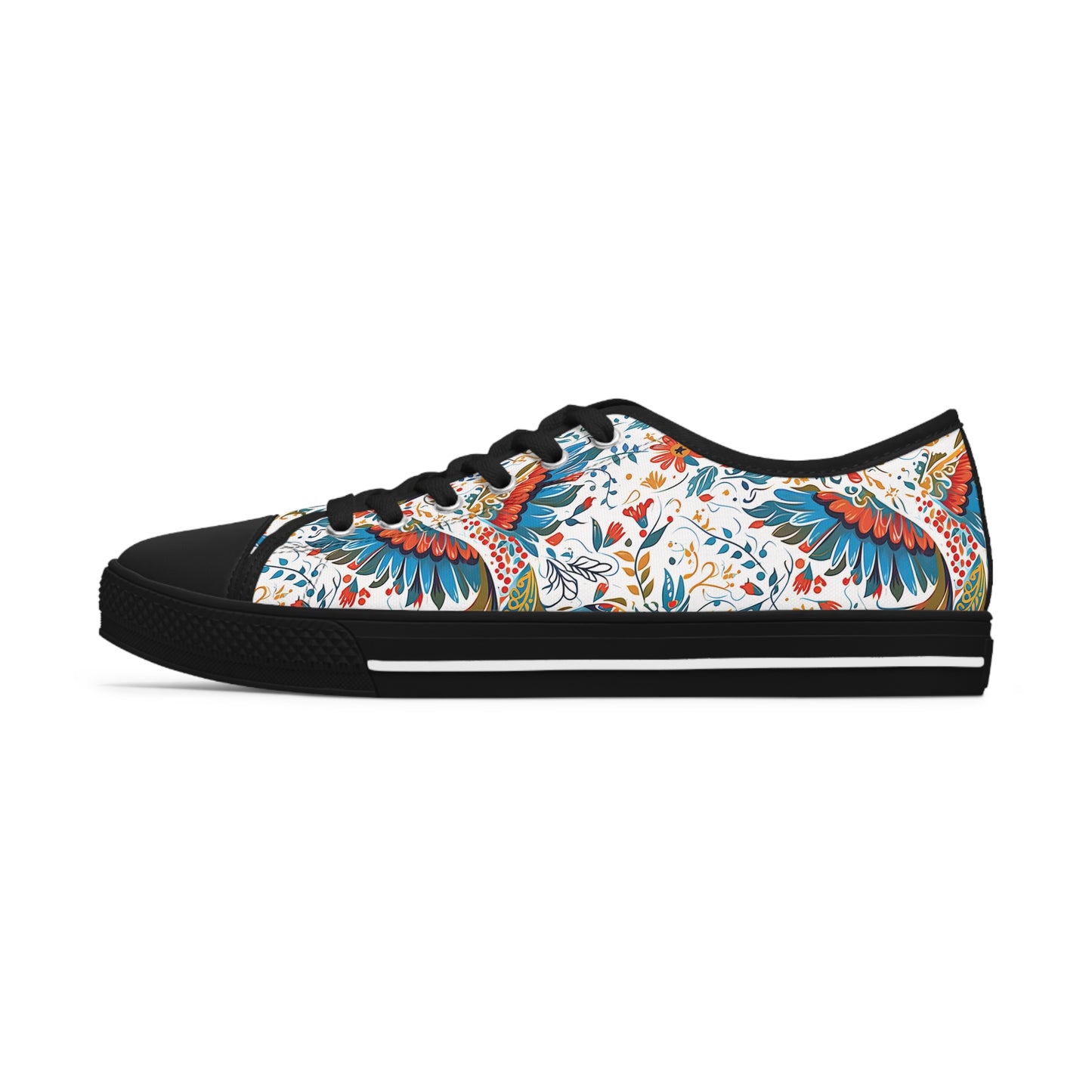 Women's Low Top Sneakers - Colibri Abstract