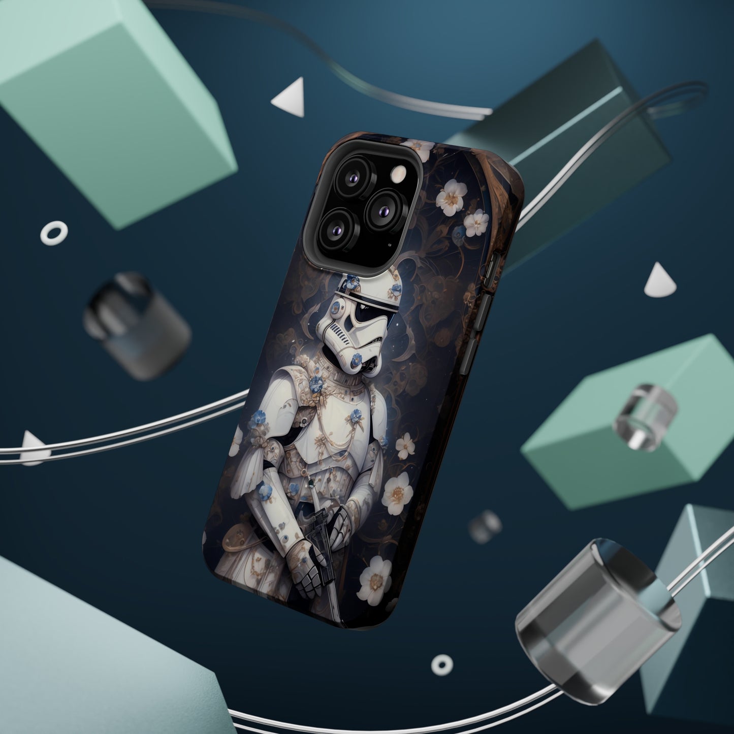 MagSafe Tough iPhone Case - Snow trooper Victorian Portraiture