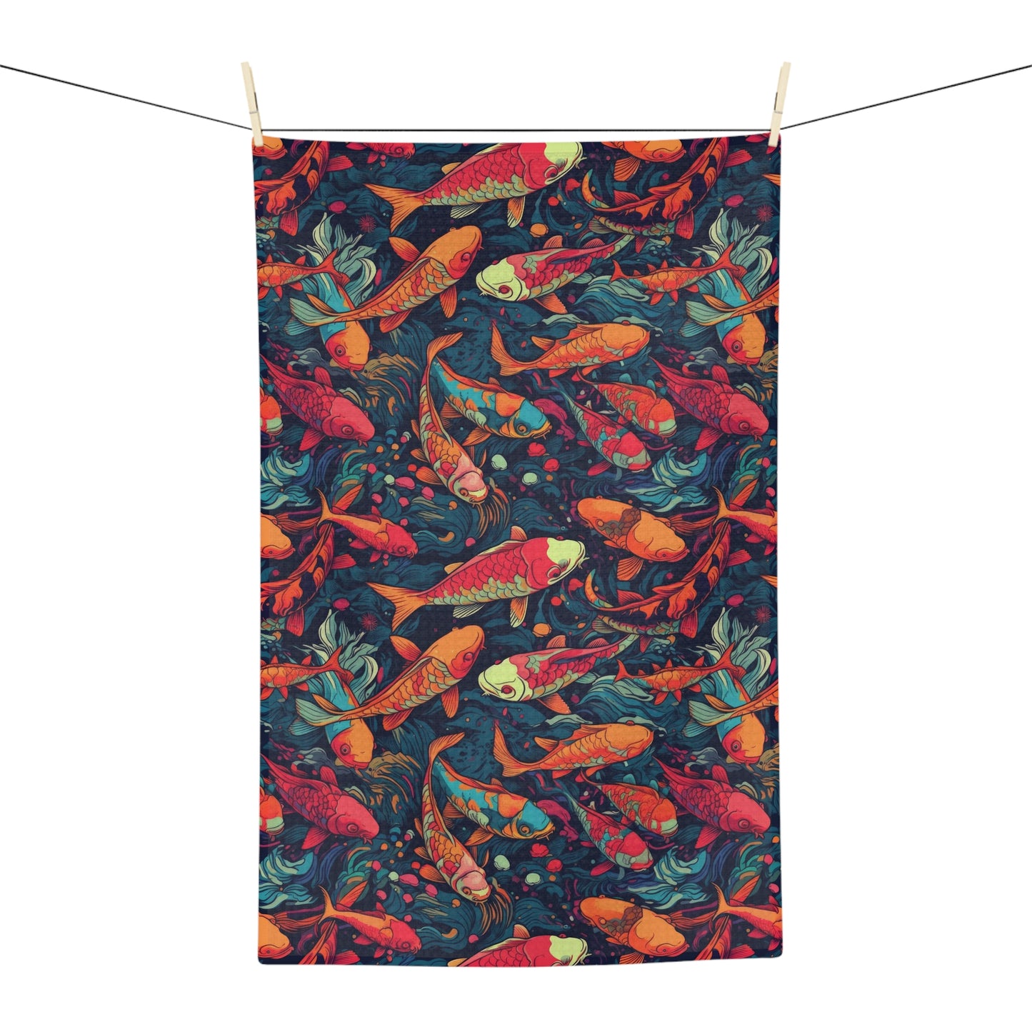 Soft Tea Towel - Koi Menagerie