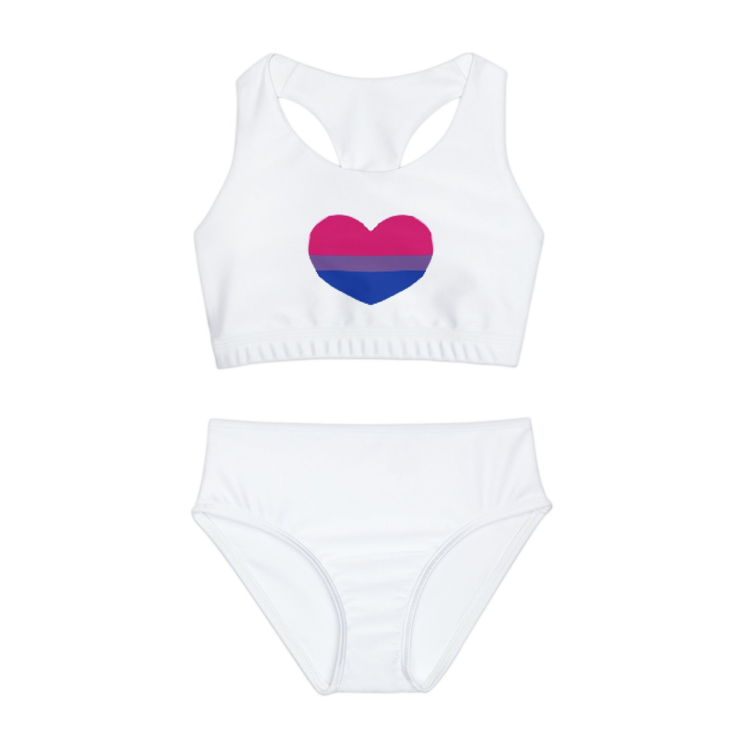 Girls Two Piece Swimsuit (AOP)