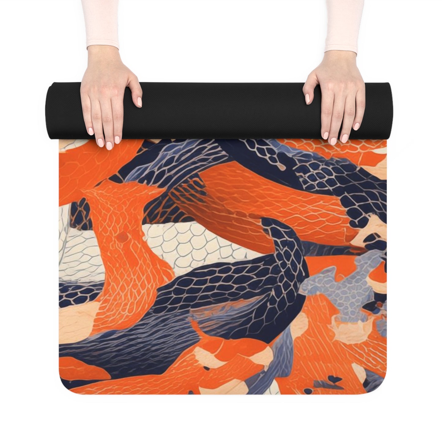 Rubber Yoga Mat- Neville Marichyasana Snakes