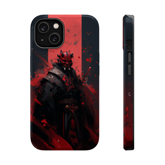 MagSafe Tough iPhone Case - Darth Maul Samurai High Detail