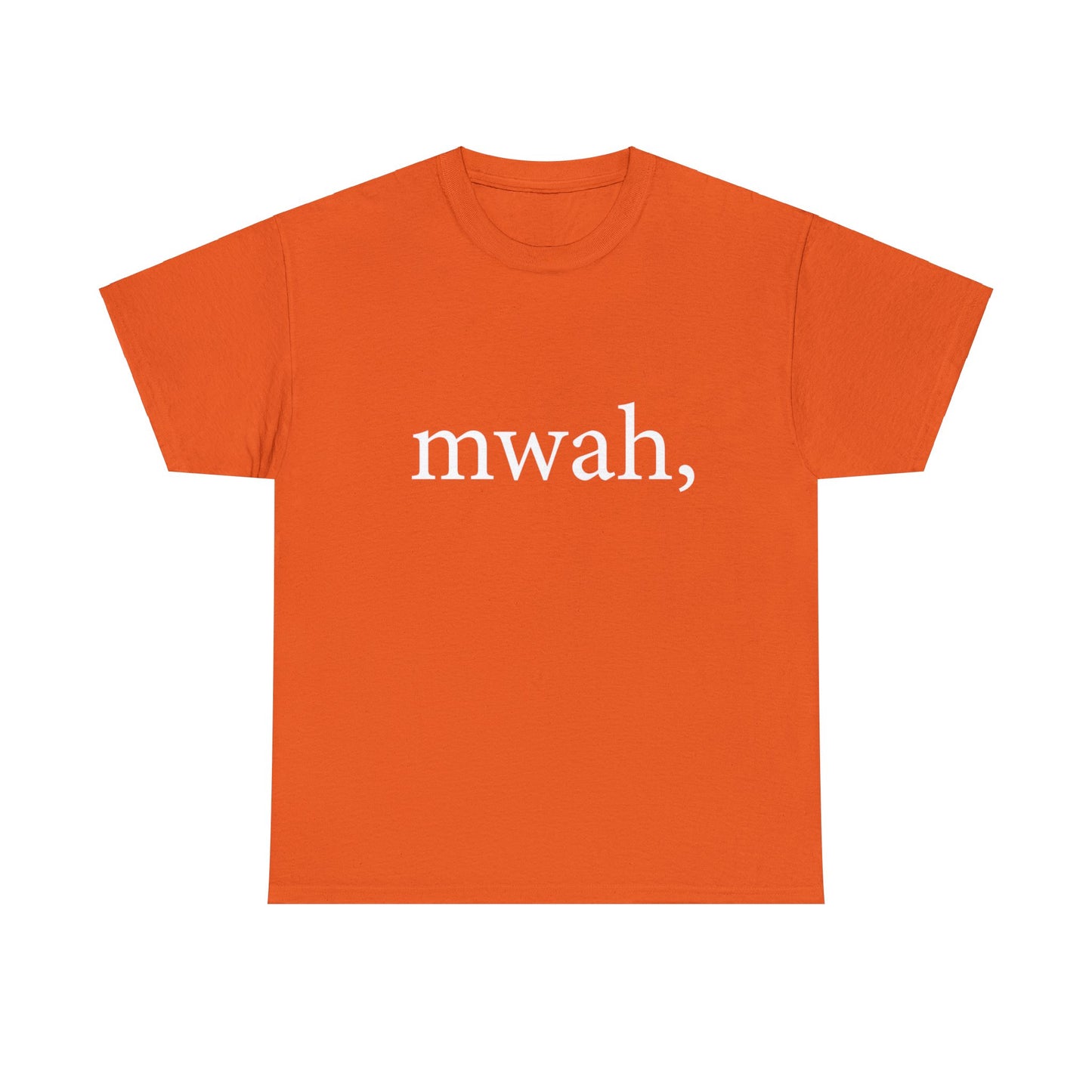 Unisex Heavy Cotton Tee - mwah, no bars.