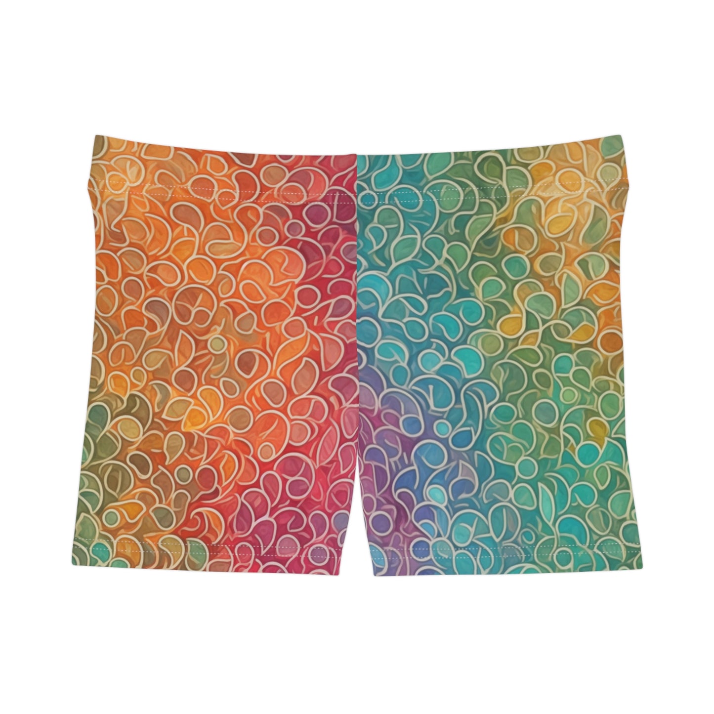 Workout Shorts - Pointillist Paris