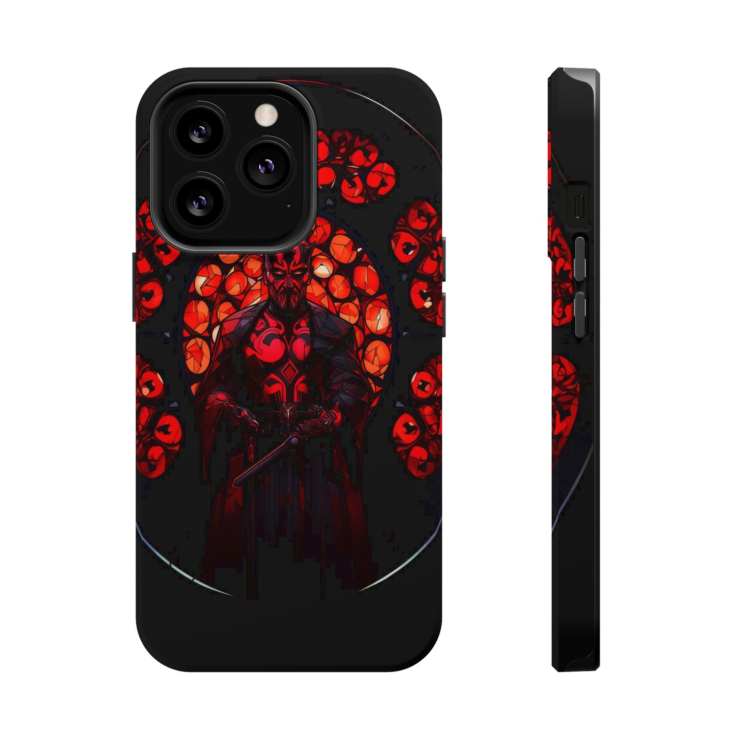 MagSafe Tough iPhone Case - Darth Maul Catholic Stained Glass