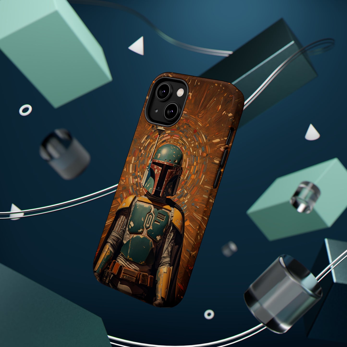 MagSafe Tough iPhone Case - Boba Fett Dadaism