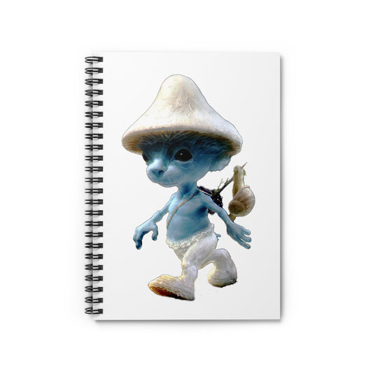 Spiral Notebook with Ruled Line - SmurfCat WeLiveWeLoveWeLie