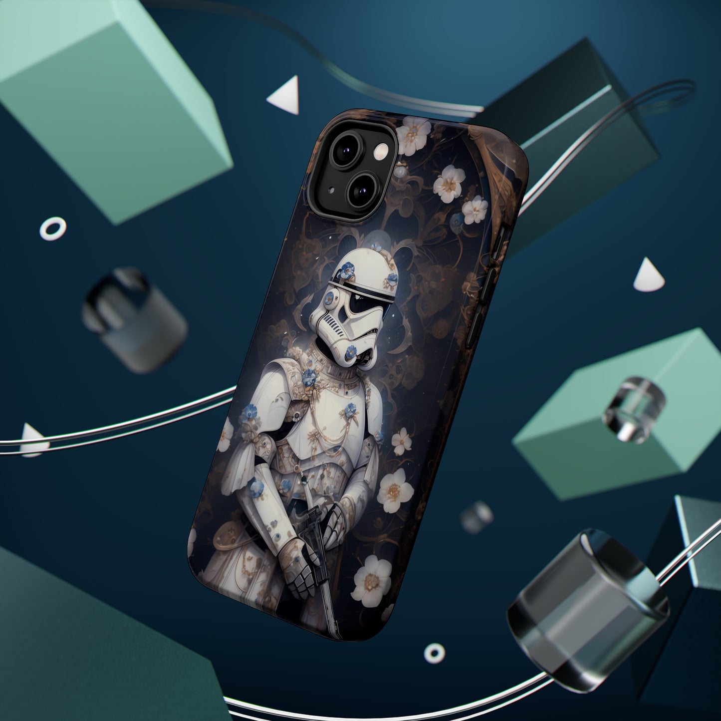 MagSafe Tough iPhone Case - Snow trooper Victorian Portraiture