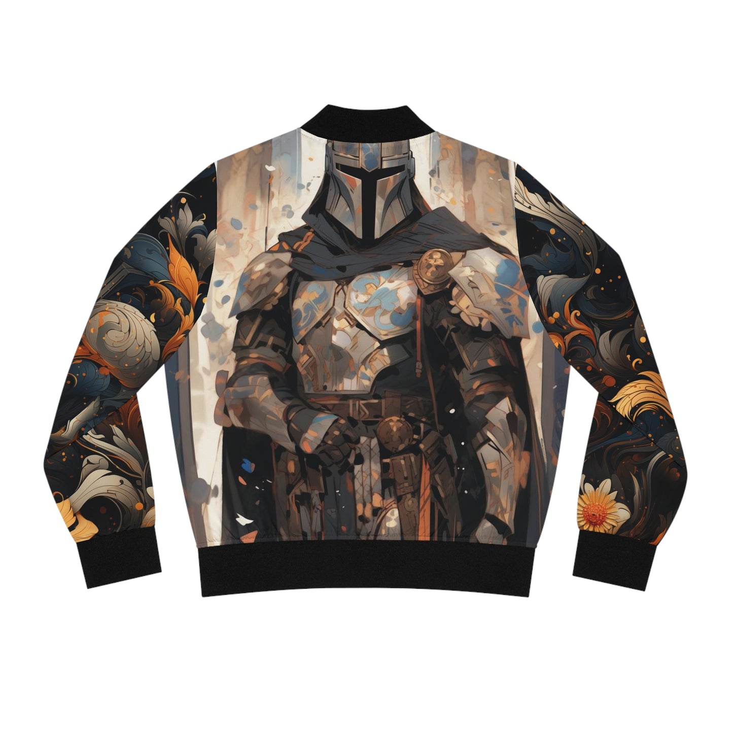 Women's Bomber Jacket - The Mandalorian Analytic Drawing