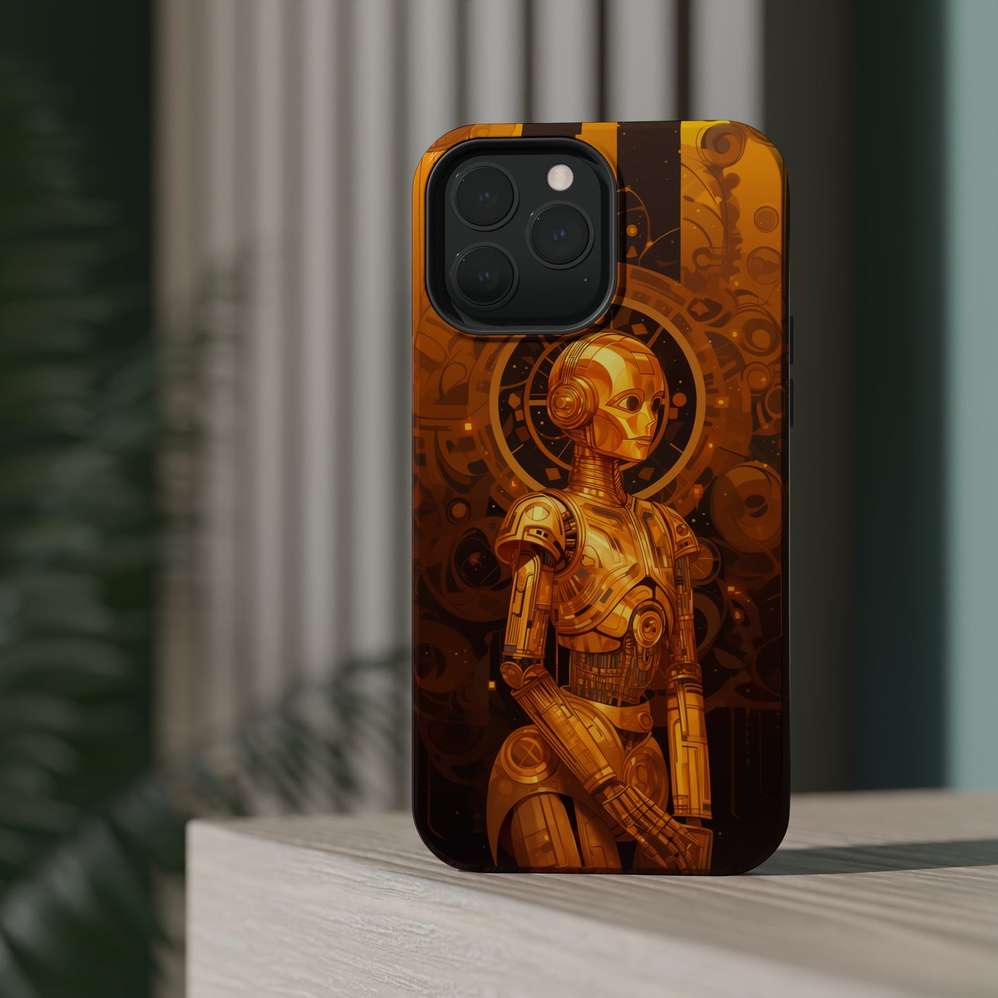 MagSafe Tough iPhone Case - C3P0 Art Nouveau