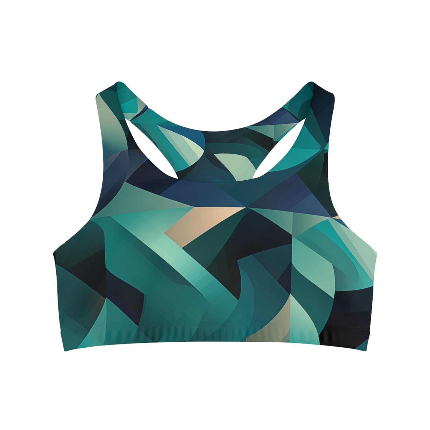 Sports Bra - Clement Rome Geometric